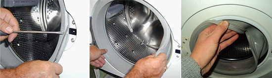 Замена уплотнителя люка стиральной машины в Санкт-Петербурге